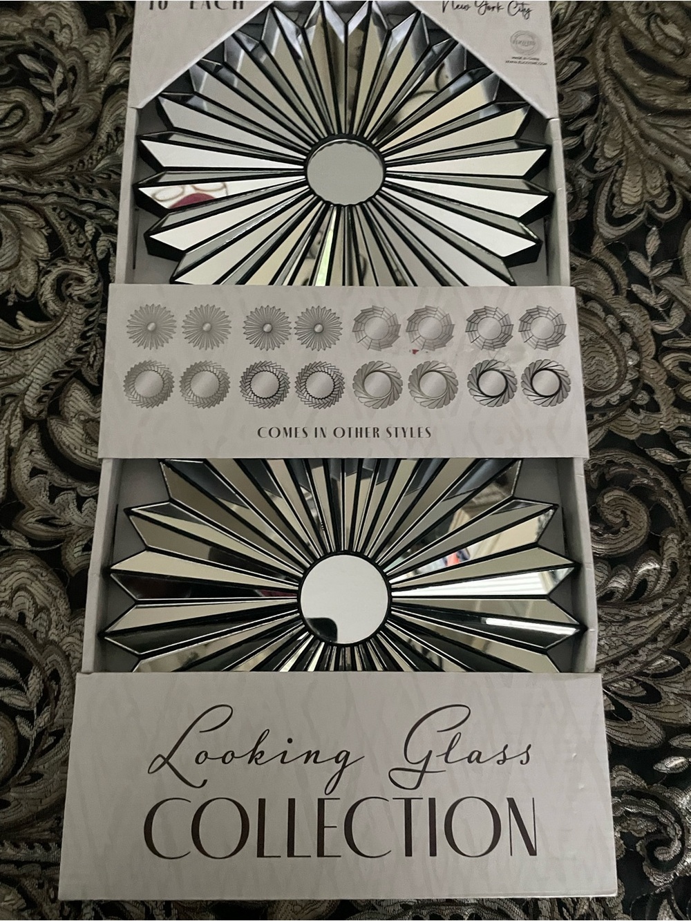 Radiant Sunburst Mirror - Silver Mirror Accent - Picture 2 of 6